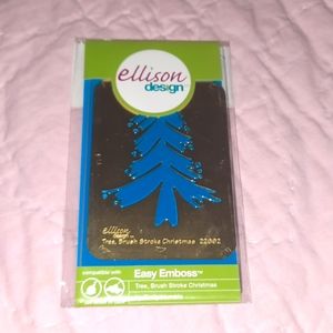 Ellison easy emboss Brush stroke Christmas tree #22692